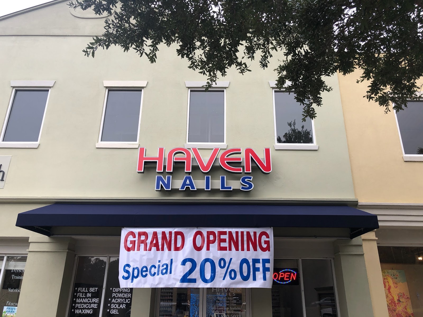 Haven Nails logo